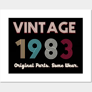 Vintage 1983 Original Parts. Some Ware Posters and Art